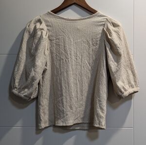 HM beige top in size Small